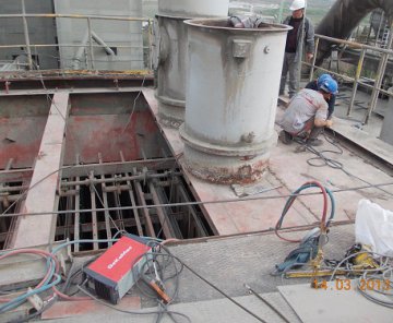 Denizli Çimento - Klinker Soğutma Gaz Kanalı Değişimi ve Elektrofiltre Revizyonu