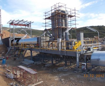 Tunus - Carthage Cement Plant - Kırıcı, Hammadde Nakil Sistemi, Ön Homojenizasyon Montajı