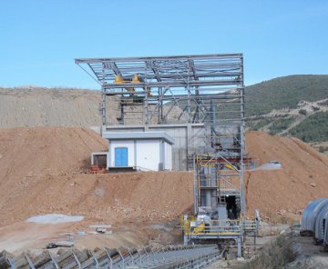 Tunus - Carthage Cement Plant - Kırıcı, Hammadde Nakil Sistemi, Ön Homojenizasyon Montajı