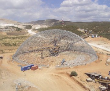 Tunus - Carthage Cement Plant - Kırıcı, Hammadde Nakil Sistemi, Ön Homojenizasyon Montajı